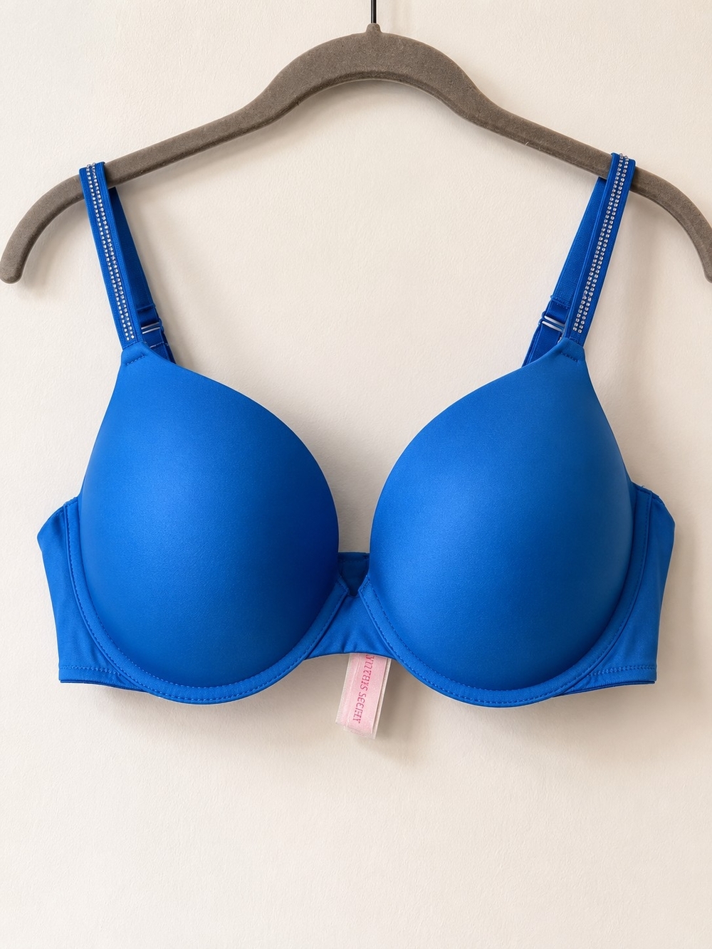 Victoria’s Secret Push-Up Bra – Blue/Pink – Size 36D